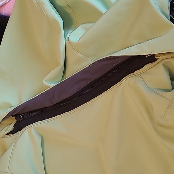 Women's The North Face Summit Series Green Coat Jacket With Hood Size Medium - Picture 8 of 8